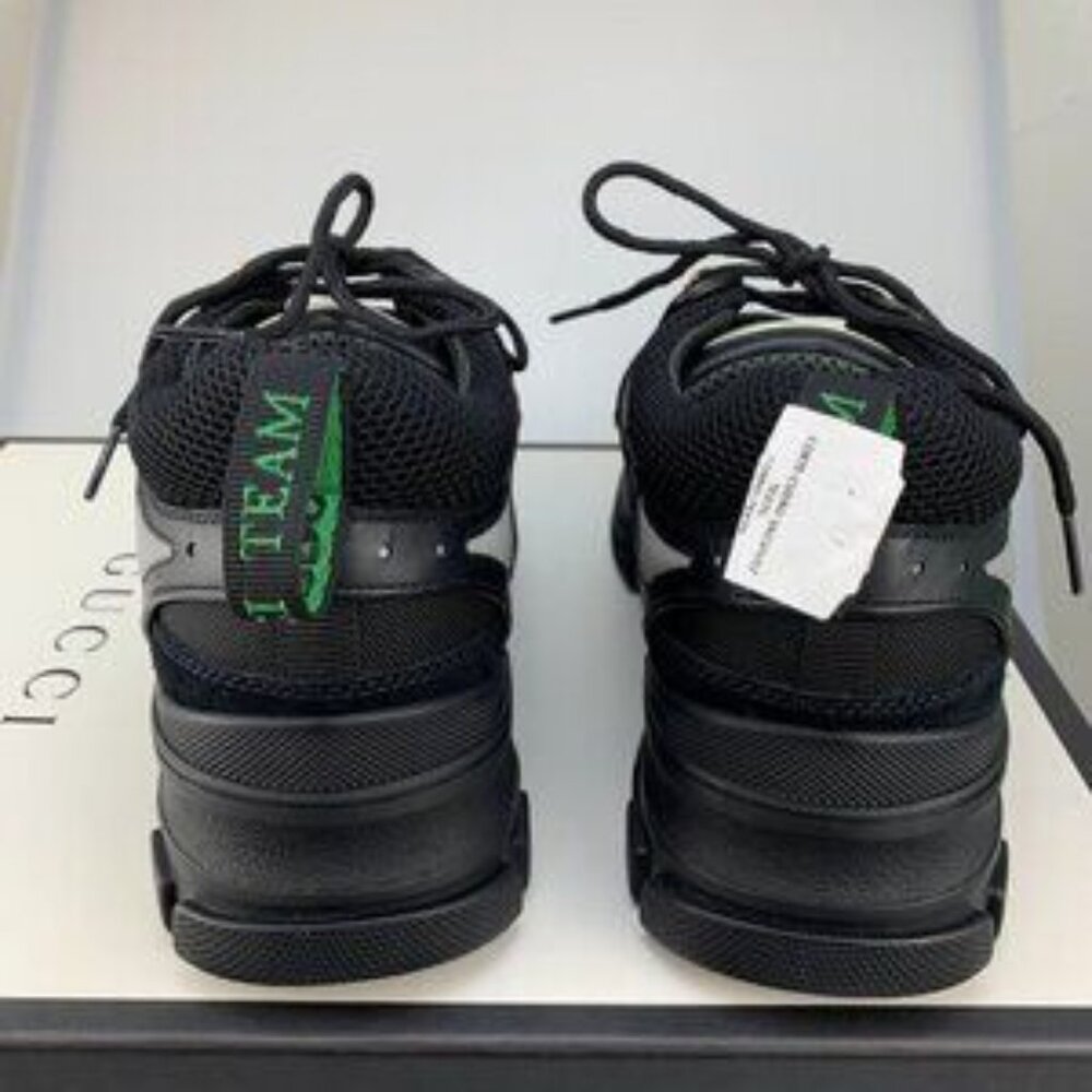 NIB Authentic Gucci Flashtrek sneakers In Black - Picture 4 of 14